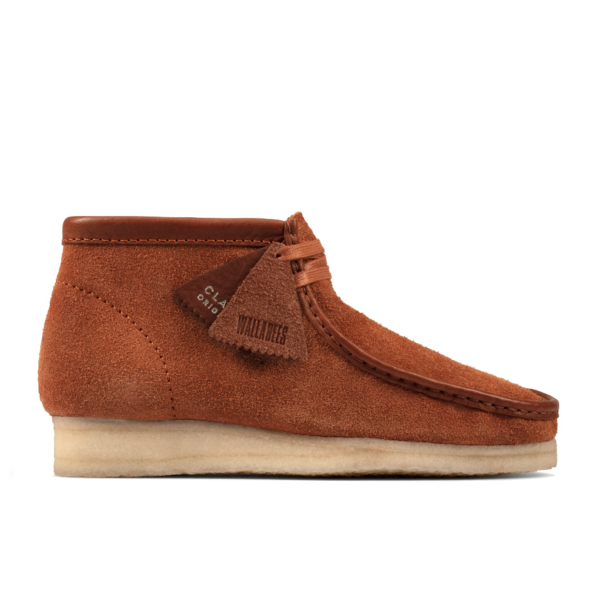 Wallabee Boot Tan Hairy Suede